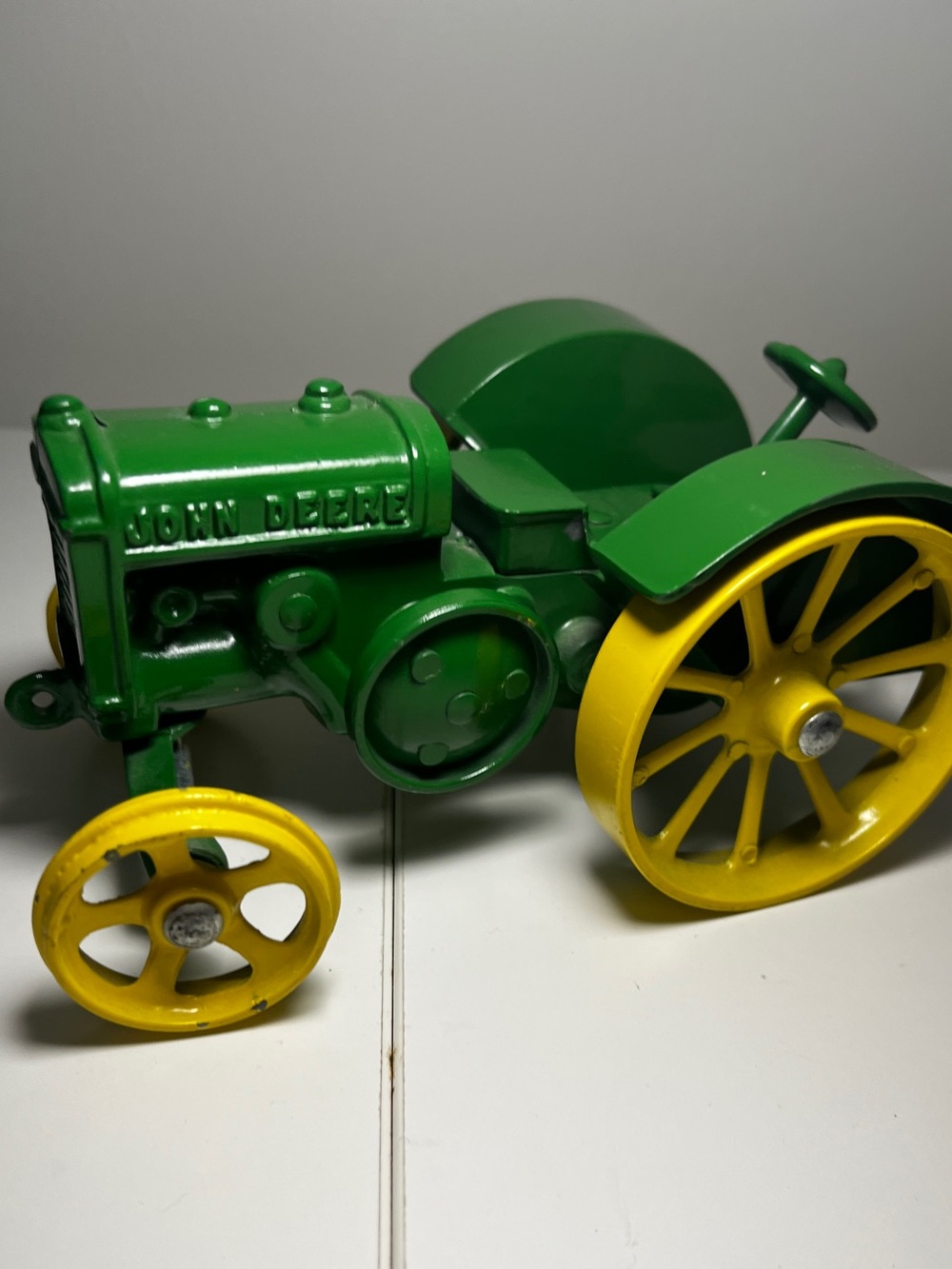 John Deere Collectible Green and Yellow Toy Tractor - Kids Play Tractor